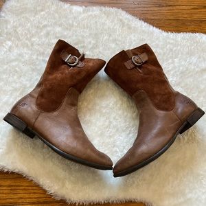 Born Elma Mid Height Pull On Boots Sz 8.5